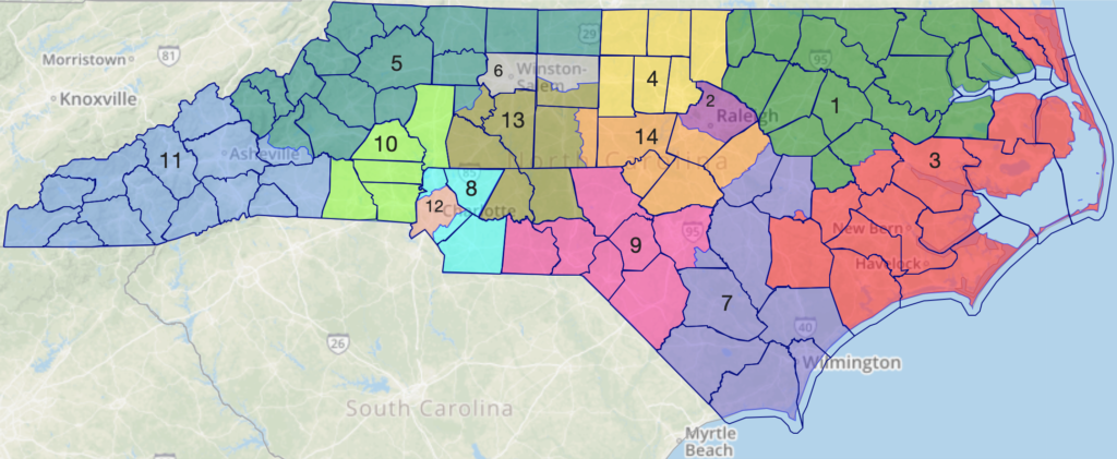 A Nonpartisan Congressional Map Of North Carolina - Elections Daily