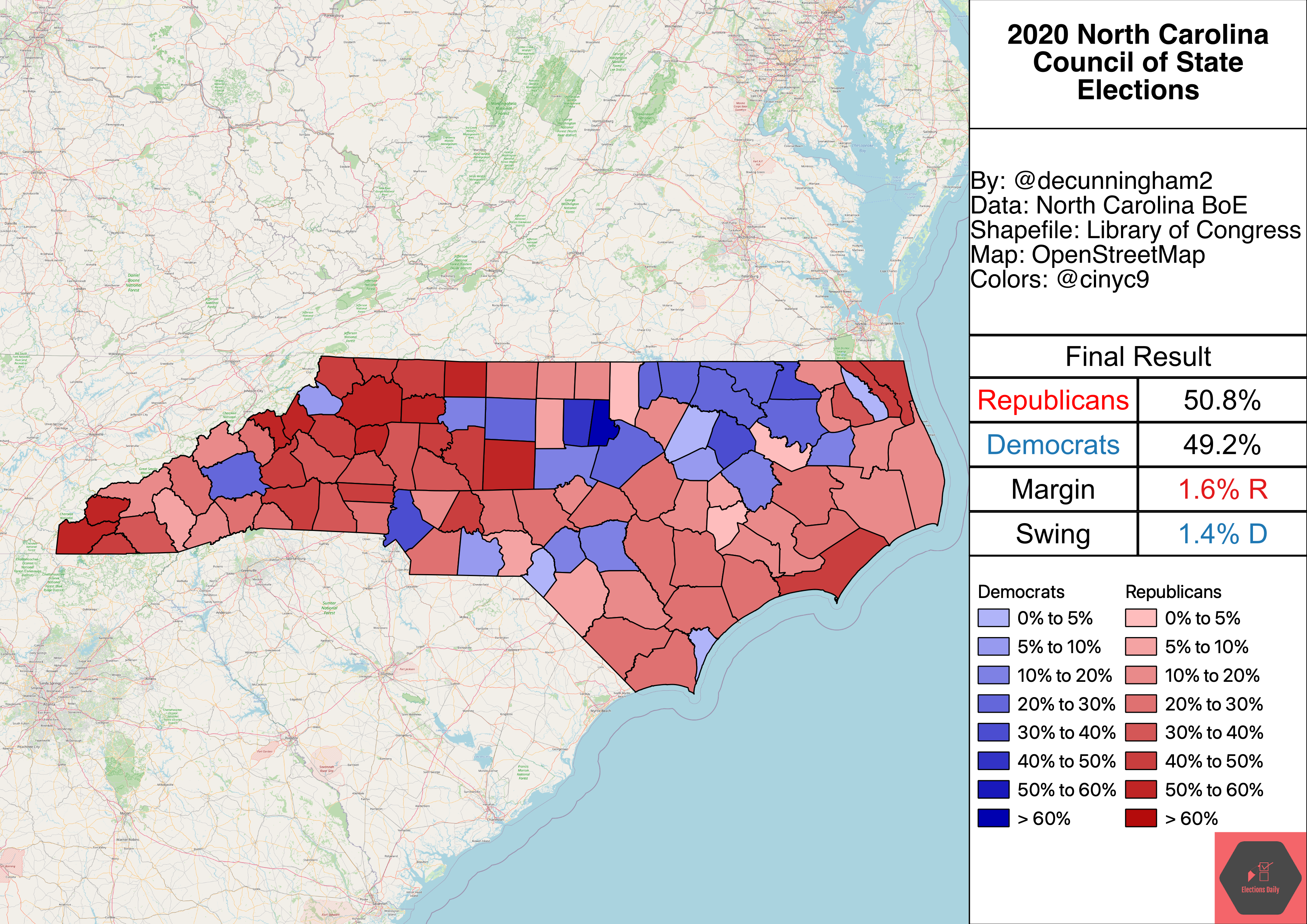 North Carolina Republicans Made Gains In The 2020 Elections