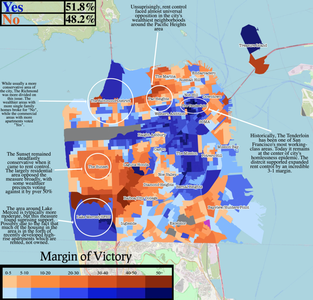 Infographic San Francisco Represents the Unpopularity of Rent Control
