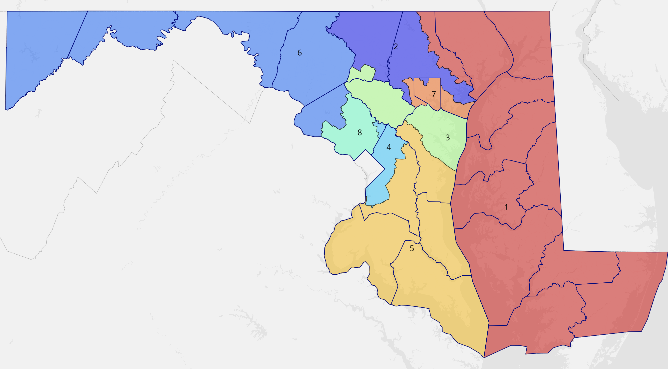 Maryland Democrats Redraw Congressional Map But Legal Questions Remain   Screen Shot 2022 03 29 At 11.59.07 AM 