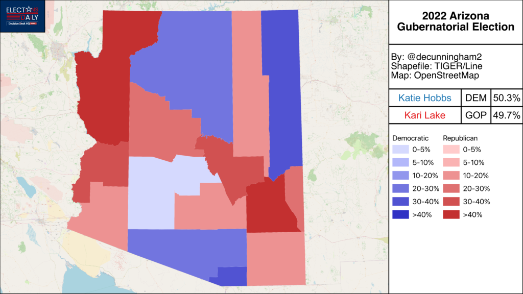 The 2022 Arizona Statewide Elections A Review Elections Daily 8355