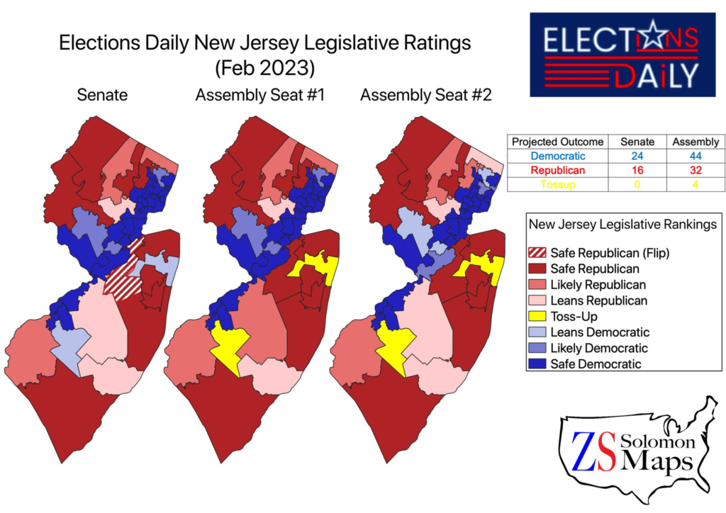 2023 New Jersey Legislative Starter Pack Democrats Heavily Favored to