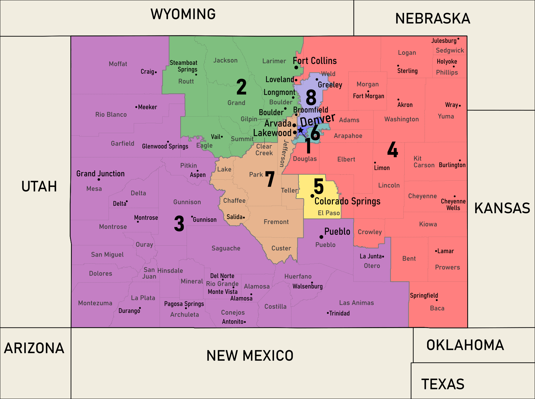 Colorado Districts Map 2024 - Ronda Chrystal