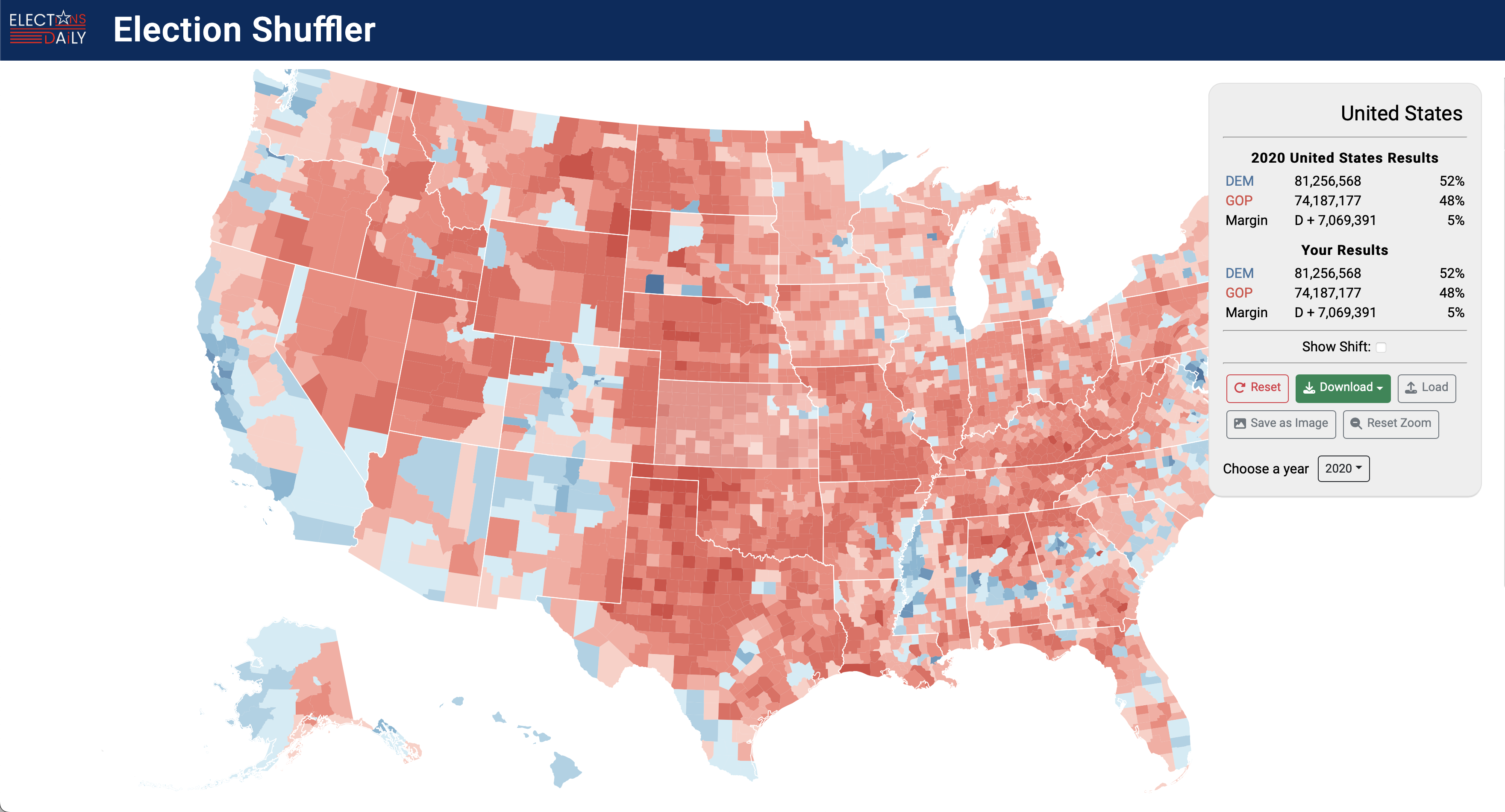 The Election Shuffler - Elections Daily