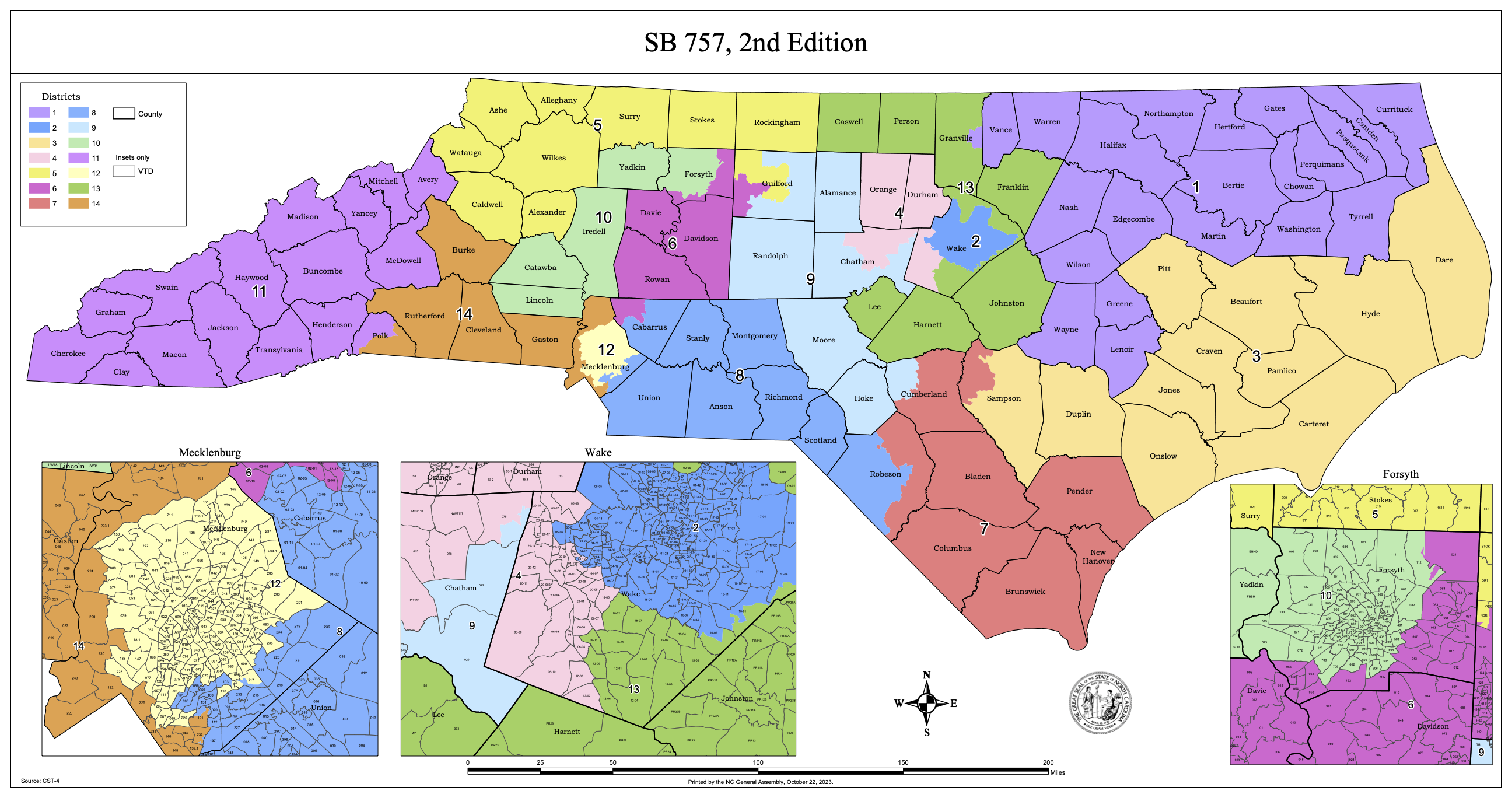 Ratings Update: With North Carolina Gerrymander Set, Republicans Hold ...