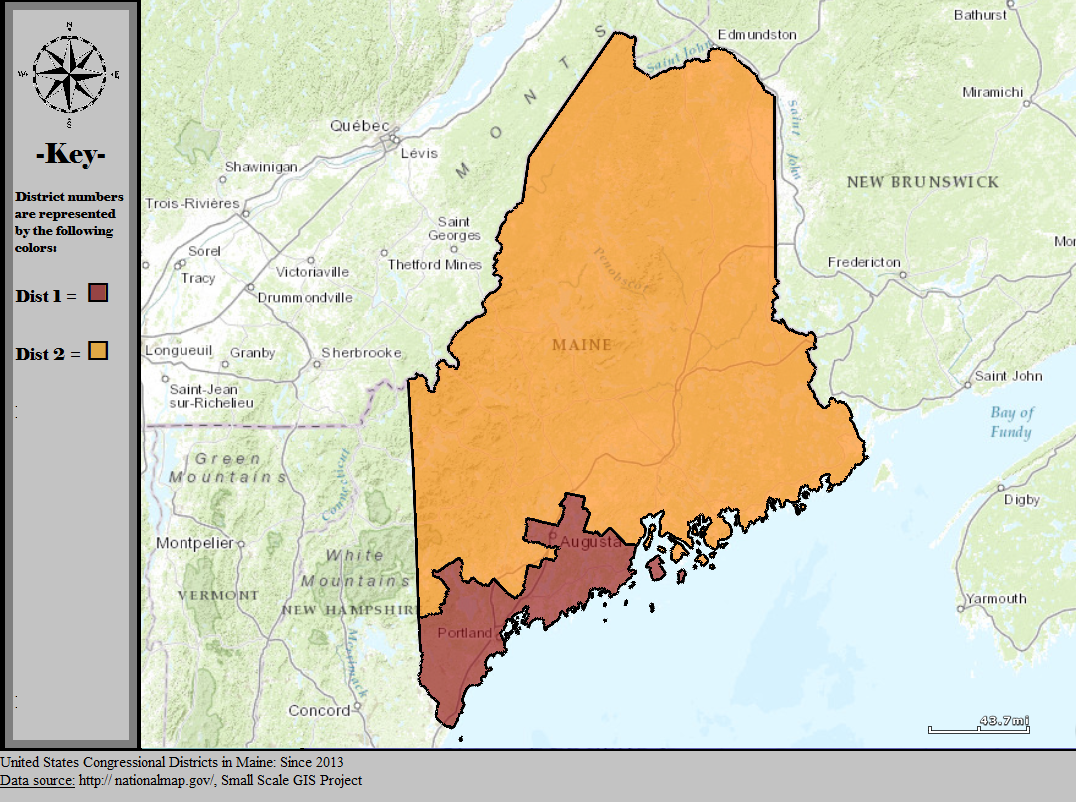 Maine's congressional districts
